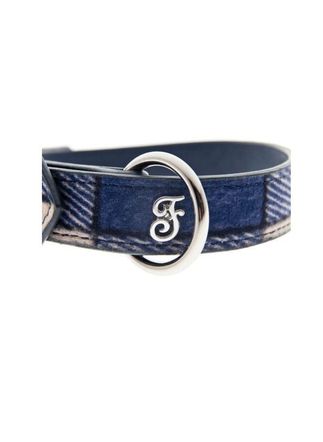 Ferribiella Mokka Cat Collar Medium – Tartan  - Image 3