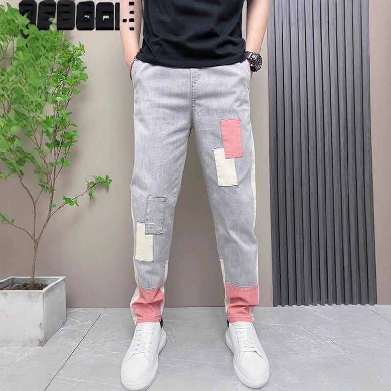 Unisex Classic Denim Jeans Loose Fit Daily Outdoor Wear - Image 2