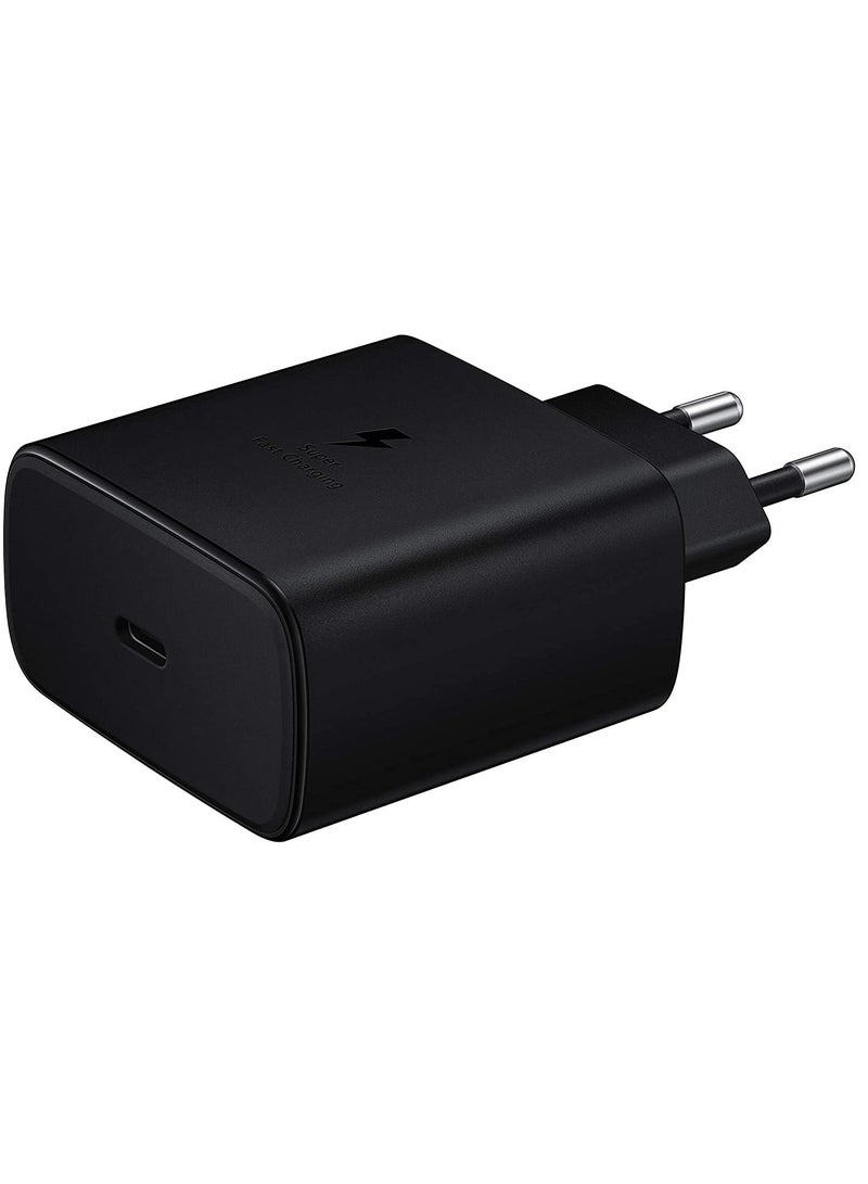 45W PD Fast Charge Travel Adapter with USB-C to USB-C Cable Black - Image 3