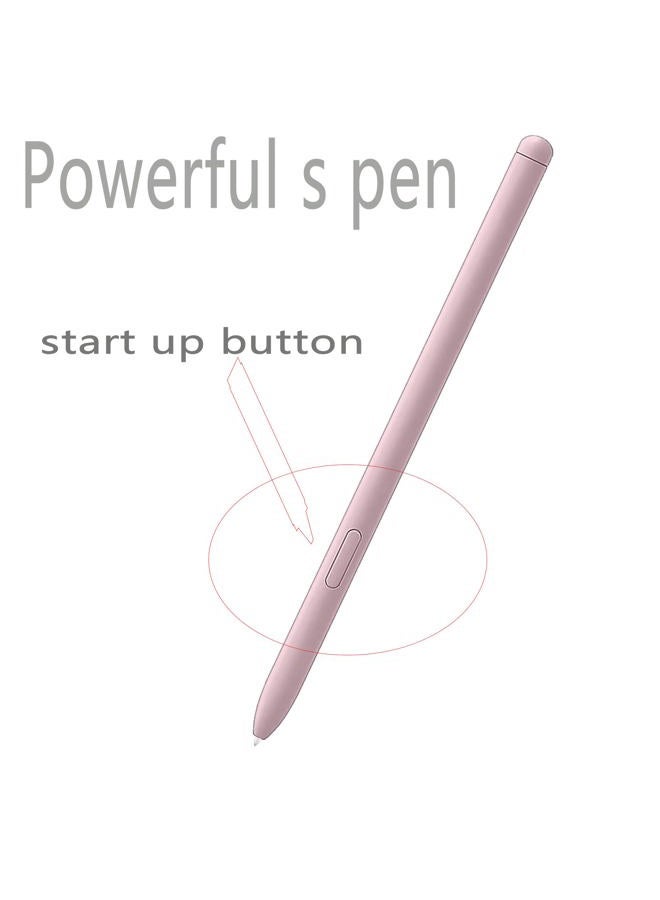 CaoXiong بديل قلم S Pen لجهاز Galaxy Tab S6 Lite من سامسونج - قلم ستايلس مع 5 رؤوس مجانية (وردي) - Image 2