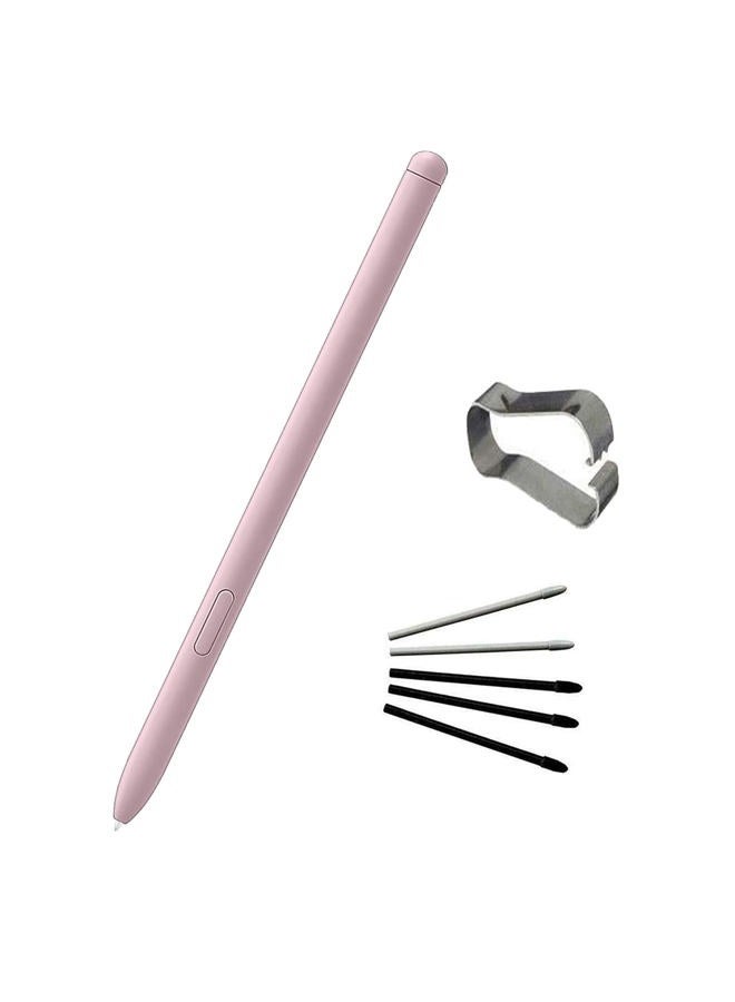 CaoXiong بديل قلم S Pen لجهاز Galaxy Tab S6 Lite من سامسونج - قلم ستايلس مع 5 رؤوس مجانية (وردي) - Image 1