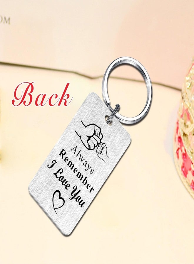 Jzxwan Dad Gifts, Best Dad Christmas Birthday Present, I Love My Daddy Key Chain, Thank You Father Present for Men, Daddy Key Chain from Son Daughter - Image 5