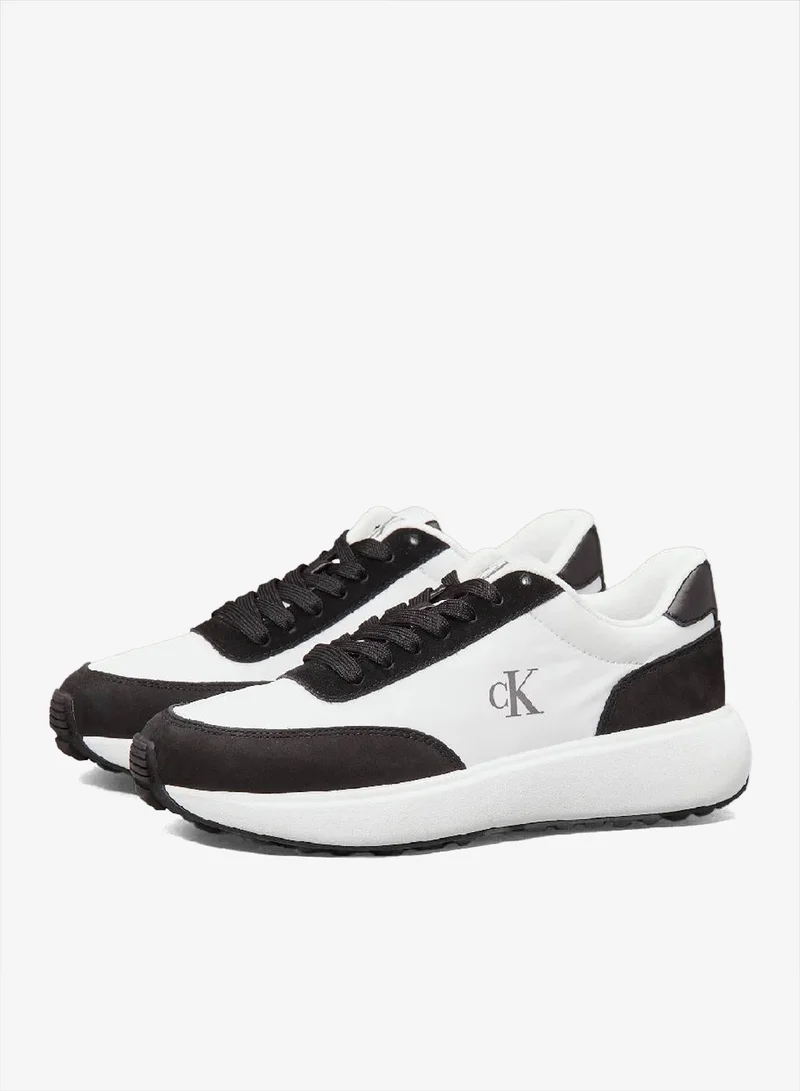 كالفن كلاين جينز حذاء رياضي من الجلد