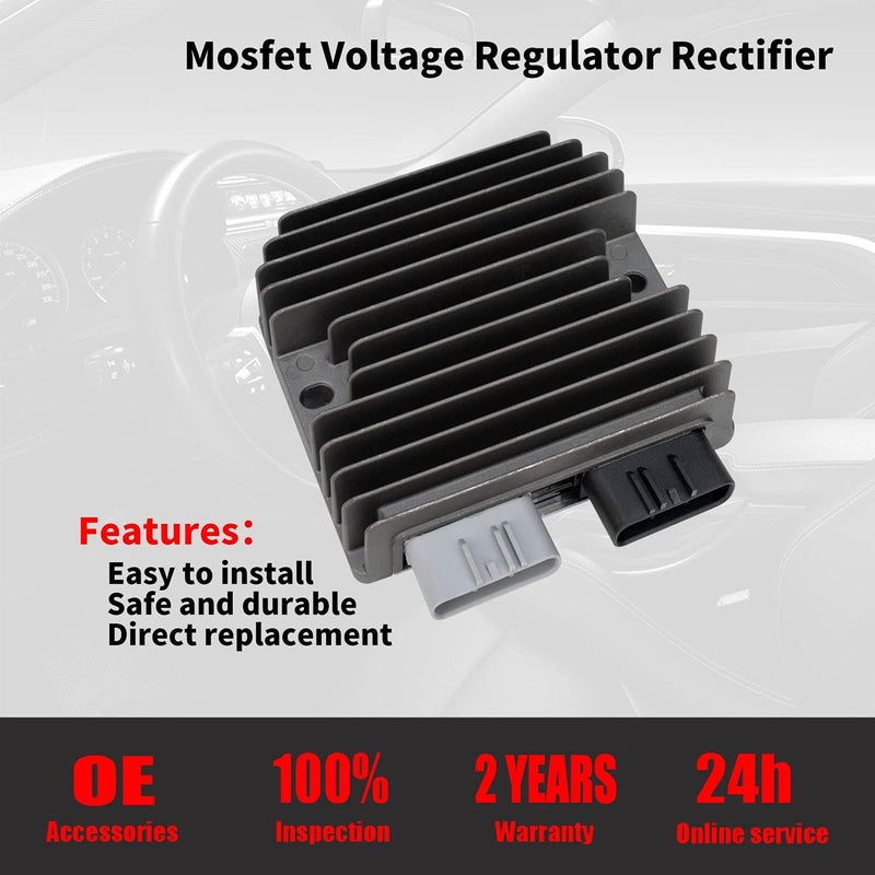Qagea بديل منظم الجهد MOSFET لمستقيم لكان-أم كوماندر ديفندر مافريك أوت لاندير ماكس 500 570 650 800 1000 2010-2018 يستبدل 710001191 - Image 5
