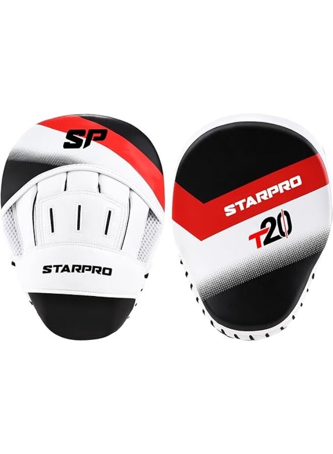 ستاربرو جوانتي ملاكمة من جلد نباتي موديل T20 - وسادات ملاكمة للتدريب الملاكمة وفنون القتال المختلطة والكيك بوكسينج وفنون الدفاع عن النفس - وسادات تدريب للرجال والنساء من ستاربرو - Image 1