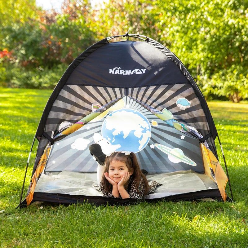 NARMAY® Play Tent Space World Dome Tent for Kids Indoor/Outdoor Fun - 48 x 48 x 40 inch - Image 4