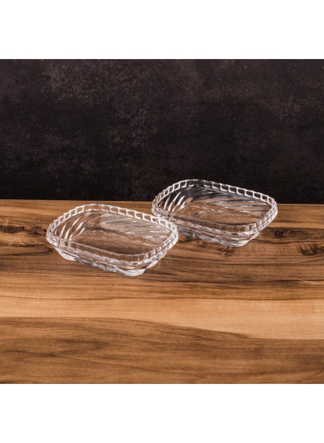 Dania ✨ Elegant 10-piece glass serving dish set – 9x7 cm | Luxurious design that highlights the beauty of serving 🍓🍯 - Image 2