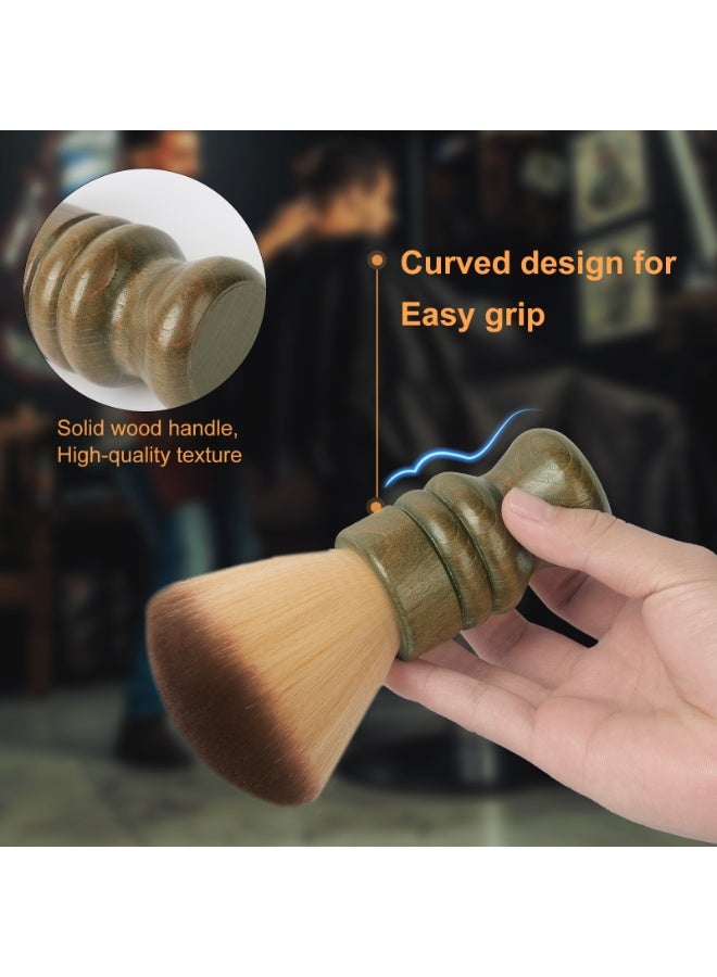 آيسيلي فرشاة حلاقة ناعمة لتنظيف الرقبة والوجه وفرشاة تنظيف الشعر وفرشاة كنس الشعر وفرشاة تنظيف الشعر المنزلية وفرشاة تنظيف الشعر المصنوعة من النايلون - Image 3