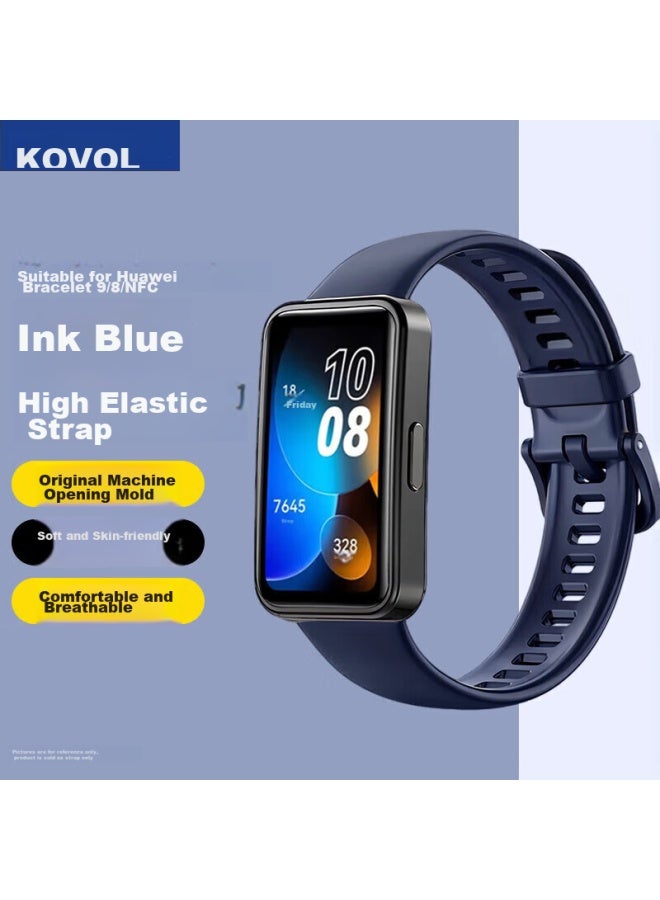 KOVOL Kewo Compatible With Huawei Band 10/9/8/Nfc Version, Honor Band 10 Wristband Replacement, Watch Strap, Skin-Friendly, Breathable, Waterproof, Dirt-Resistant, Smart Sports Band Strap - Image 1