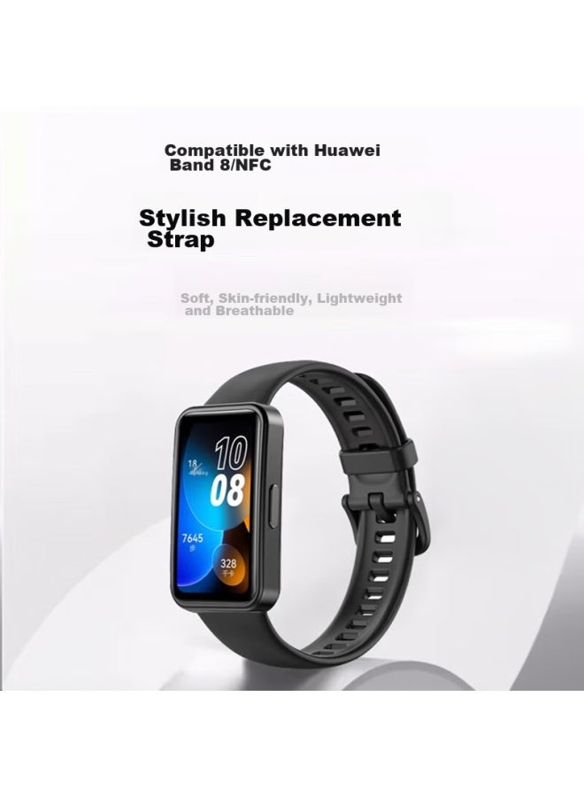 KOVOL Kewo Compatible With Huawei Band 10/9/8/Nfc Version, Honor Band 10 Wristband Replacement, Watch Strap, Skin-Friendly, Breathable, Waterproof, Dirt-Resistant, Smart Sports Band Strap - Image 2