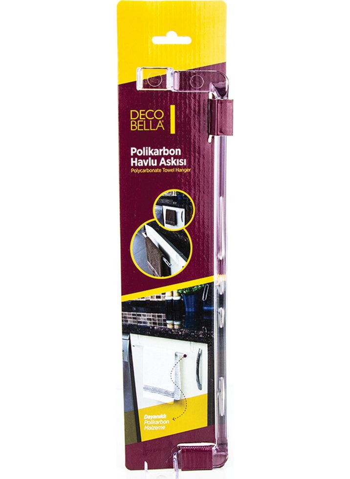 OMAK Decobella Grande Polycarbonate Towel Rack  - Image 4