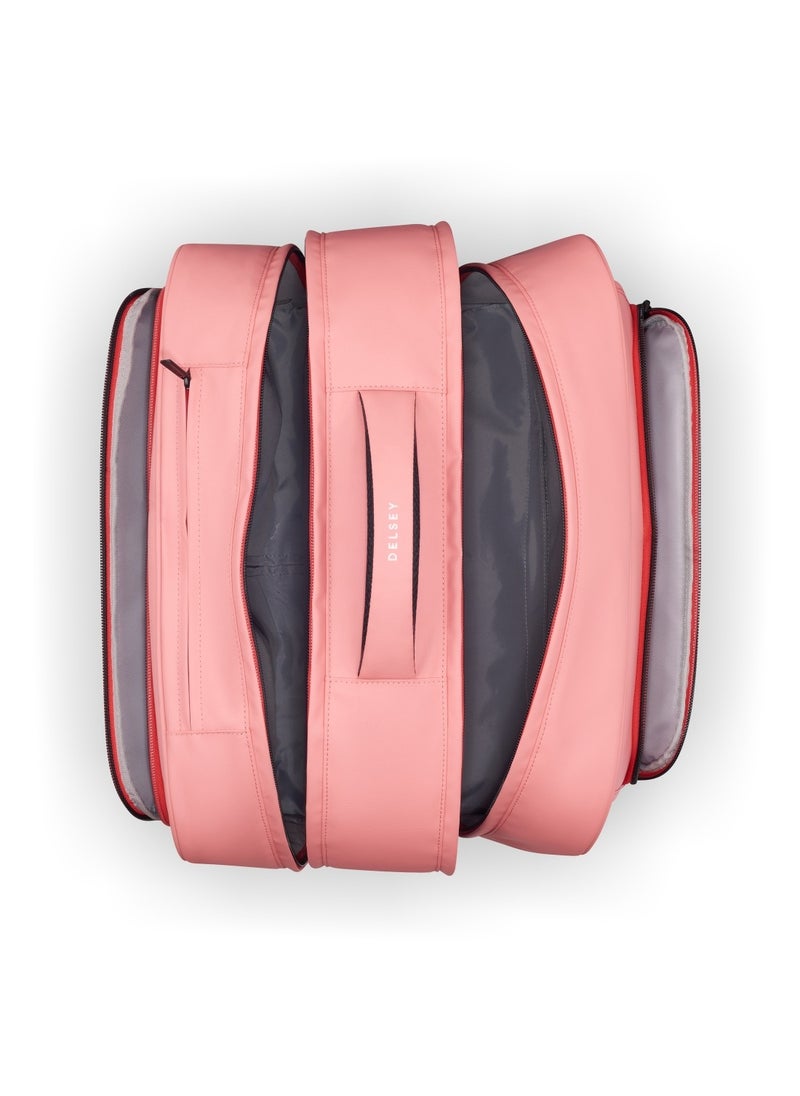 DELSEY Paris BTS 4 Wheel Horizontal Schoolbag 15.6" - Pink Printing  - Image 3