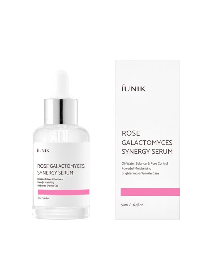iUNIK Rose Galactomyces Synergy Serum 50ml - Image 2