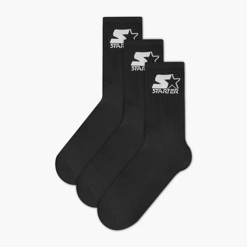ستارتر Set of 3 - Starter Ribbed Crew Length Socks
