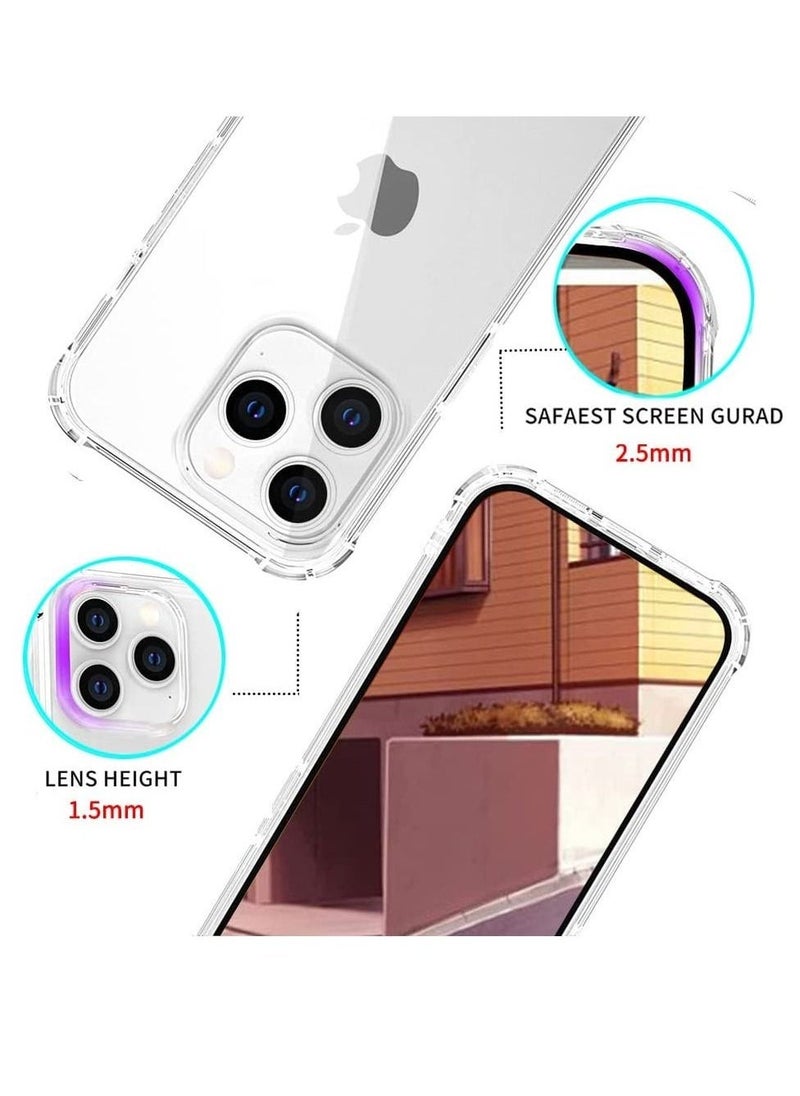 Designed specifically for iPhone 14 pro case,Strong Fall Protection,Anti-Yellowing, Anti-Scratch,360° All-Around Protection Case for iPhone 14 Pro,6.1 Inch-Crystal Clear (Crystal Clear) - Image 4