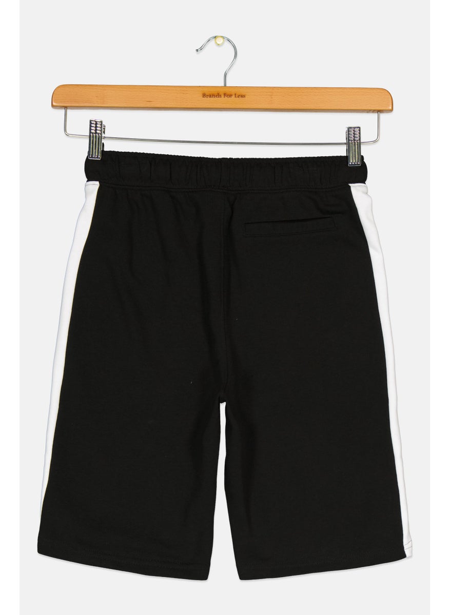 PUMA Kids Boy Sportswear Fit Brand Logo Training Short, Black  - Image 2