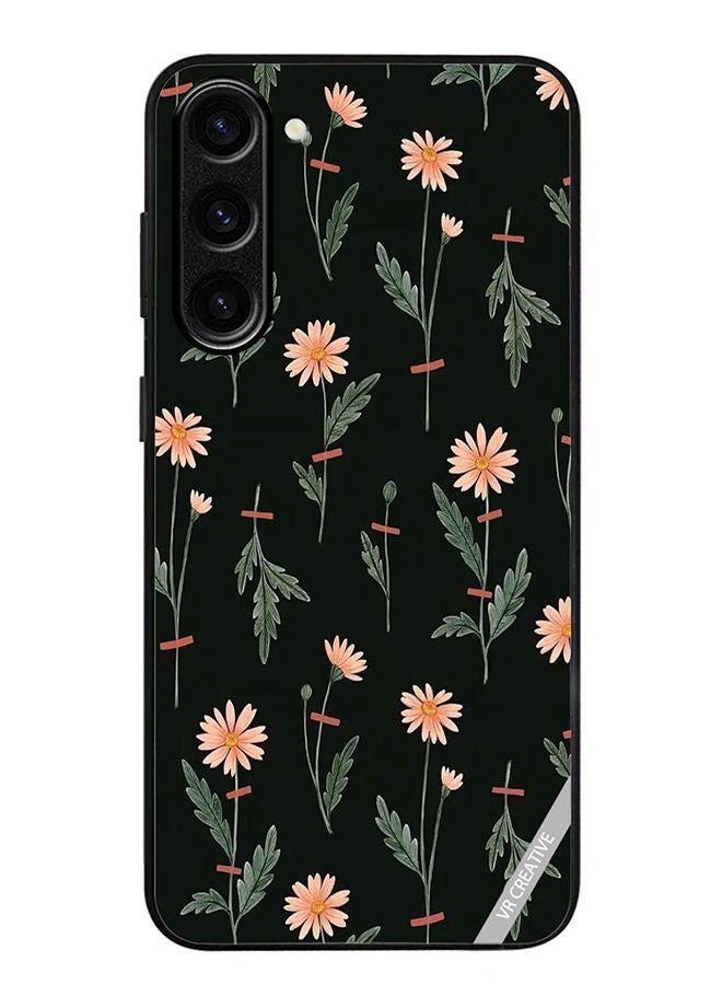 VR CREATIVE Protective Case Cover For Samsung Galaxy S23 Flower Pattern Design Multicolour - Image 1