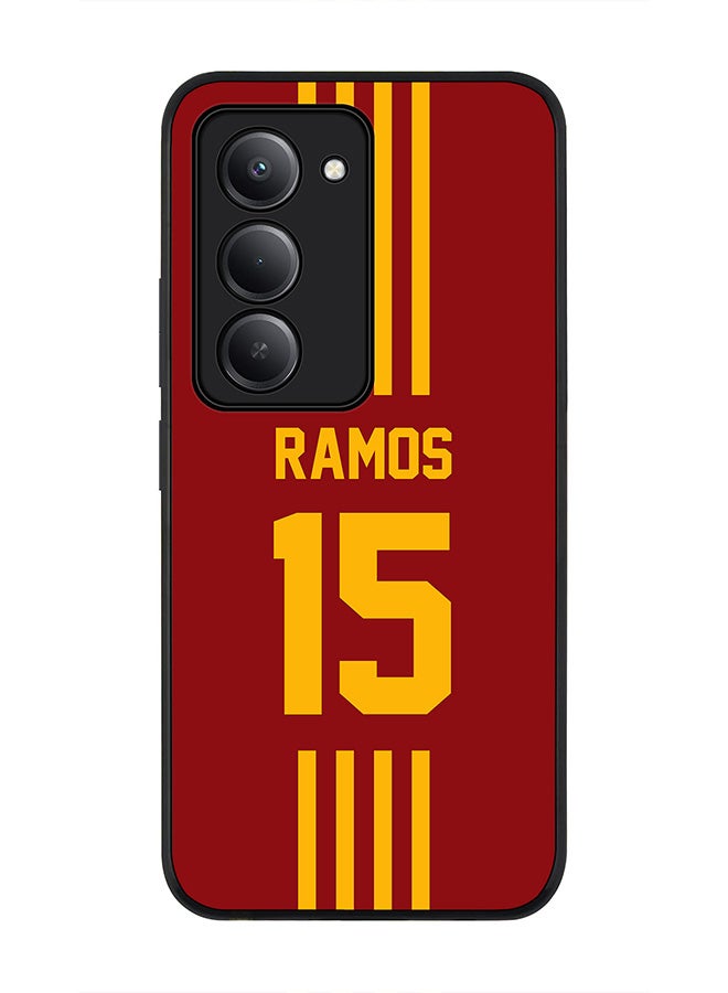 Stylizedd For Xiaomi Redmi 15 5G Case,Slim fit Camera Protection, Shockproof Thin Phone cover  - Football - Spain ,  Ramos - Image 1