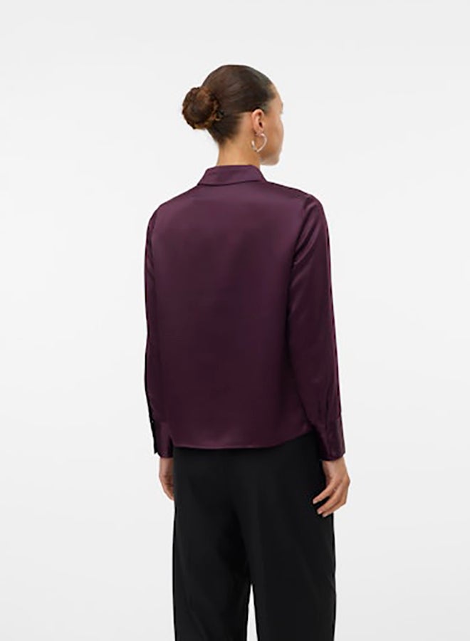 VERO MODA قميص Vmmerle بأكمام طويلة من القماش - Image 3