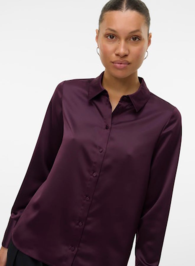 VERO MODA قميص Vmmerle بأكمام طويلة من القماش - Image 4