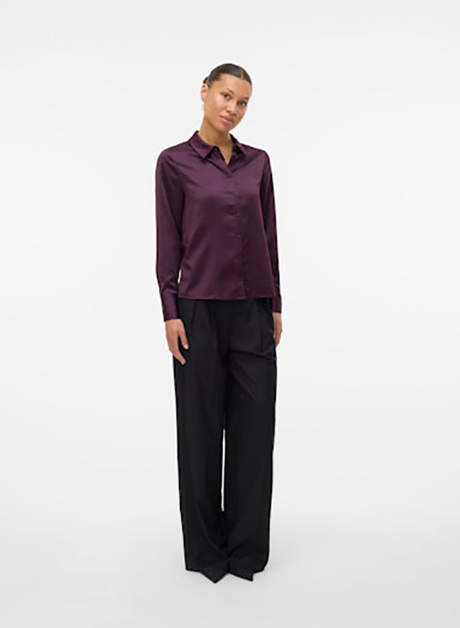 VERO MODA قميص Vmmerle بأكمام طويلة من القماش - Image 2