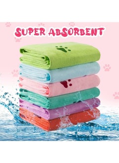 Tatuo 22 Pcs Dog Towels for Drying Dogs 20 x 40 Inch Pet Bath Towels Dog Absorbent Microfiber Towel Quick Drying Puppy Bathing Supplies for Small Medium Large Dog Puppy Cat Grooming (Bone Pattern)  - Image 3
