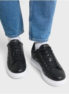 Karl Lagerfeld Kapri Quilted  Lace Up Low Top Sneakers  - Image 5