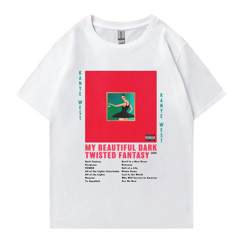 Rapper Kanye West My Beautiful Dark Twisted Fantasy 2024 T Shirt - Image 3