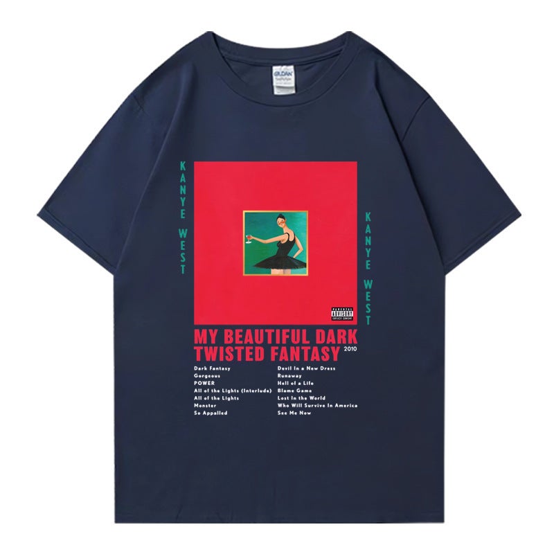 Rapper Kanye West My Beautiful Dark Twisted Fantasy 2024 T Shirt - Image 5