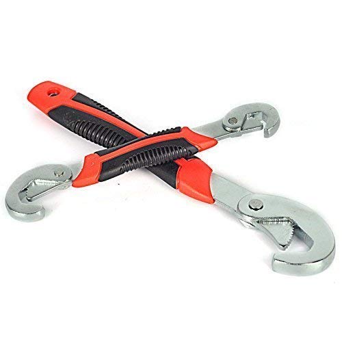 Naivete Open End Stainless Steel Socket Adjustable Universal Multi Function Wrench Snap and Grip Open 9-32 mm Spanner Set Tools (Set of 2 Pieces) - Image 4