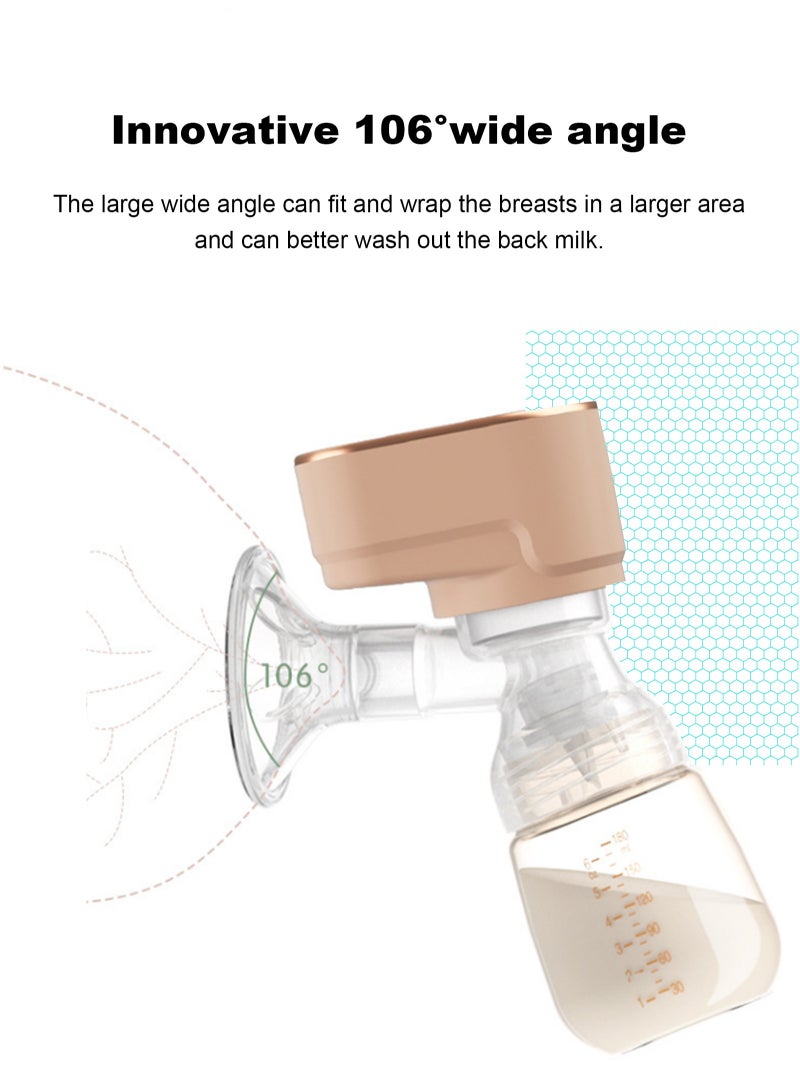 أوربازار مضخات كهربائية، مضخة ثدي كهربائية محمولة بثلاثة أوضاع و9 مستويات، مضادة للتدفق العكسي، خالية من الألم وشفط قوي، شاشة LED، مضخة ثدي لاسلكية خالية من مادة BPA - Image 3