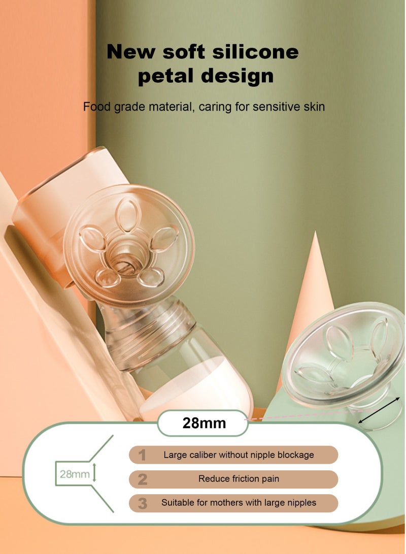 أوربازار مضخات كهربائية، مضخة ثدي كهربائية محمولة بثلاثة أوضاع و9 مستويات، مضادة للتدفق العكسي، خالية من الألم وشفط قوي، شاشة LED، مضخة ثدي لاسلكية خالية من مادة BPA - Image 4