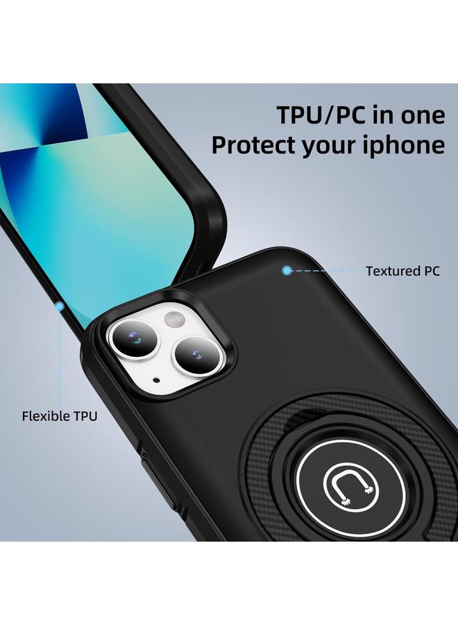 اس-توب جراب لهاتف iPhone 13 مزود بحلقة مغناطيسية مع حامل للهاتف - Image 2