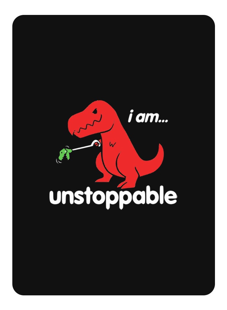 Theodor Protective Flip Case For Samsung Galaxy Tab A8 10.5 (2021) With Trifold Stand Auto Wake Sleep Shockproof Cover I am unstoppable copy - Image 1