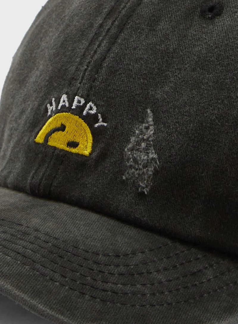 Seventy Five Smiley Curve Peak Cap