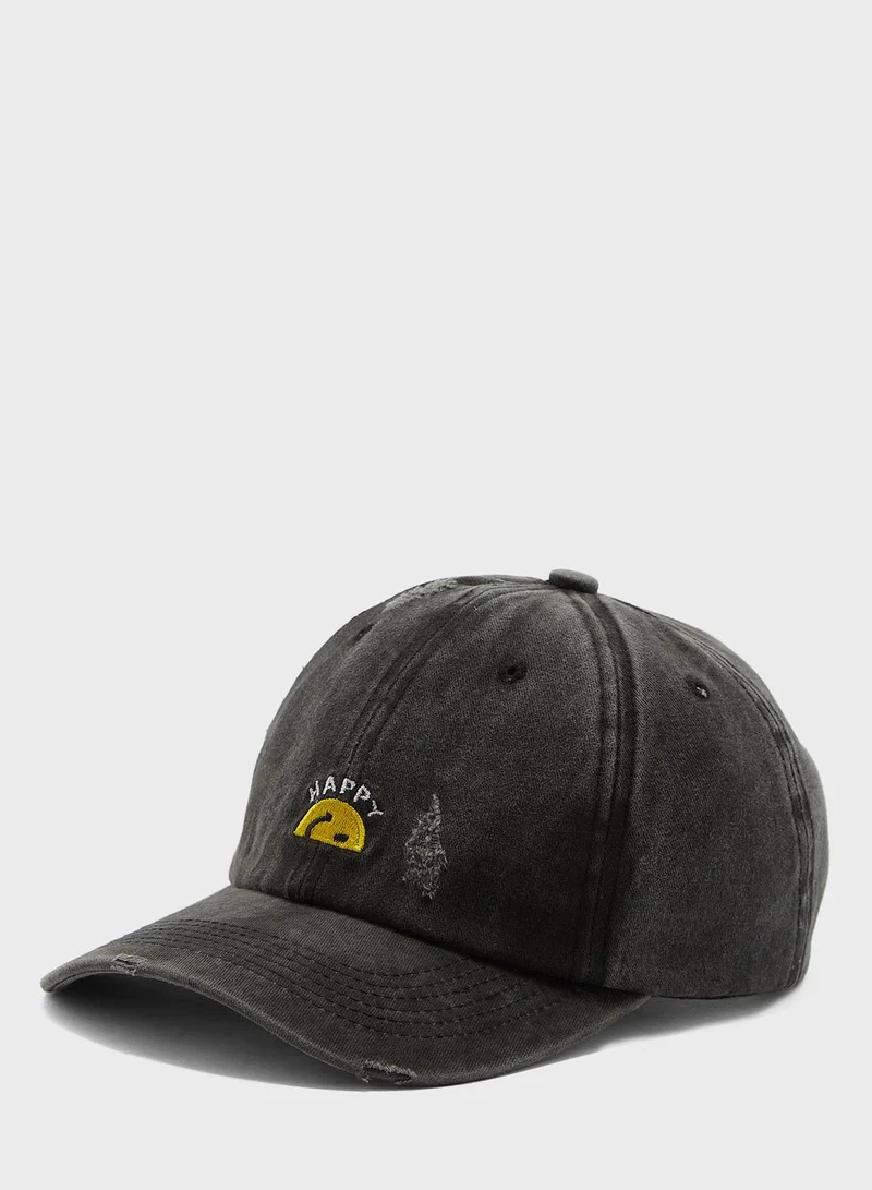 Seventy Five Smiley Curve Peak Cap