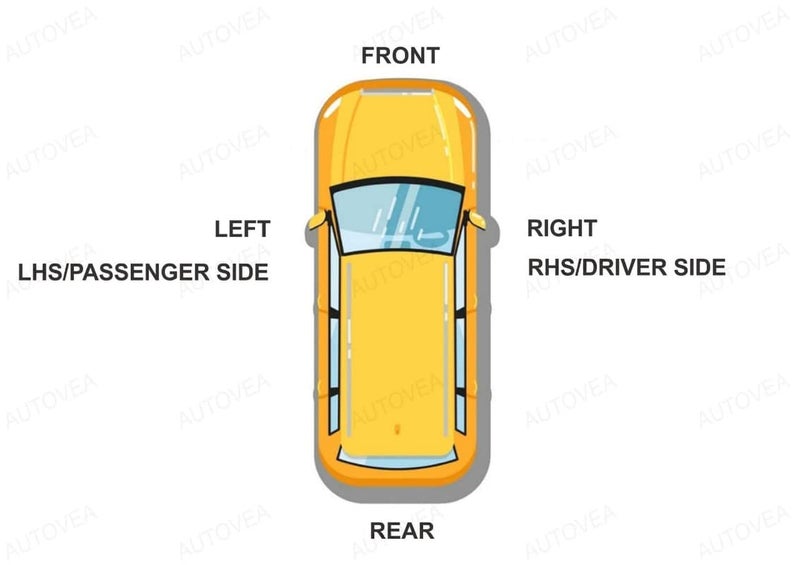 AUTOVEA® Rear View Mirror Glass (Left/Passenger Side) Compatible with Renault Duster (Type-1) 2012-16 - Image 3