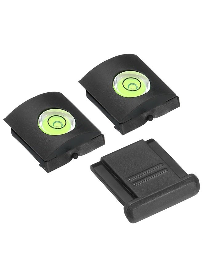 PATIKIL Camera Level Hot Shoe Cover Universal Camera Hot Shoe Cover Cap, 3 Pack Hot Shoe Cap Hot Shoe Protector Suitable for DSLR/SLR Camera, Black  - Image 1