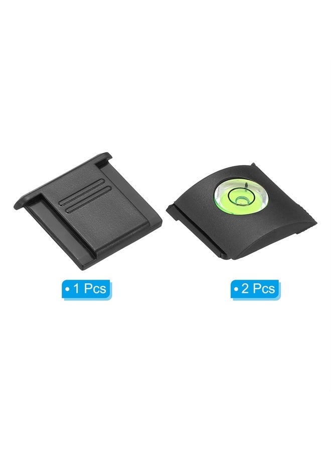 PATIKIL Camera Level Hot Shoe Cover Universal Camera Hot Shoe Cover Cap, 3 Pack Hot Shoe Cap Hot Shoe Protector Suitable for DSLR/SLR Camera, Black  - Image 3