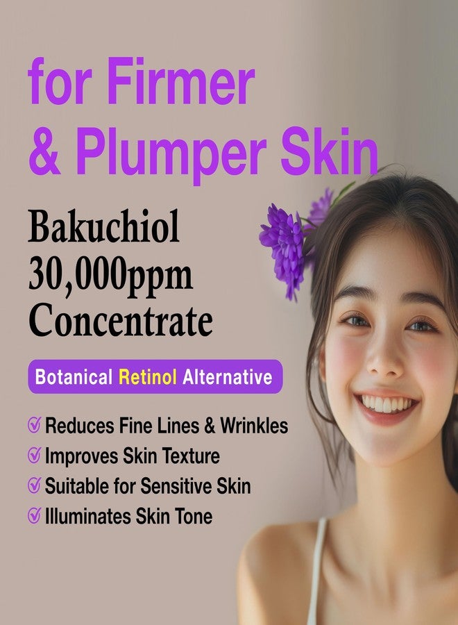 CELDYQUE Korean Bakuchiol Concentrate Mix-in Serum 30,000 ppm - High Potency Retinol Alternative | Wrinkle Reduction Skin Firming & Smoothing - Anti-Aging Sensitive Skin Vegan & Cruelty-Free Non-GMO 2 oz - Image 3