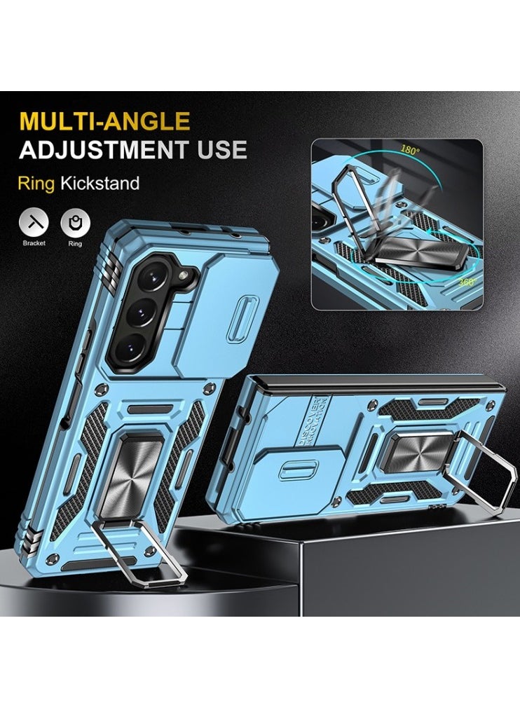 Generic - Samsung Galaxy Z Fold 5 Case, Built in 360 ° Rotate Ring Kickstand, Car magnetic suction function，Shockproof Test, Heavy Duty Shockproof Protective Case for Galaxy Z Fold 5 7.6 inch - Image 1