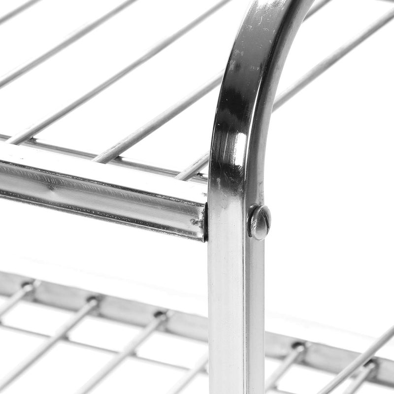 Shopsidex Shopsidex Wall Mount Kitchen Utensils Dish Rack Stainless Steel Utensil RackSTUNDwith Plate Cutlery Stand 31 X 30 Inches Dish StandHolder 31 x 30 - Image 3