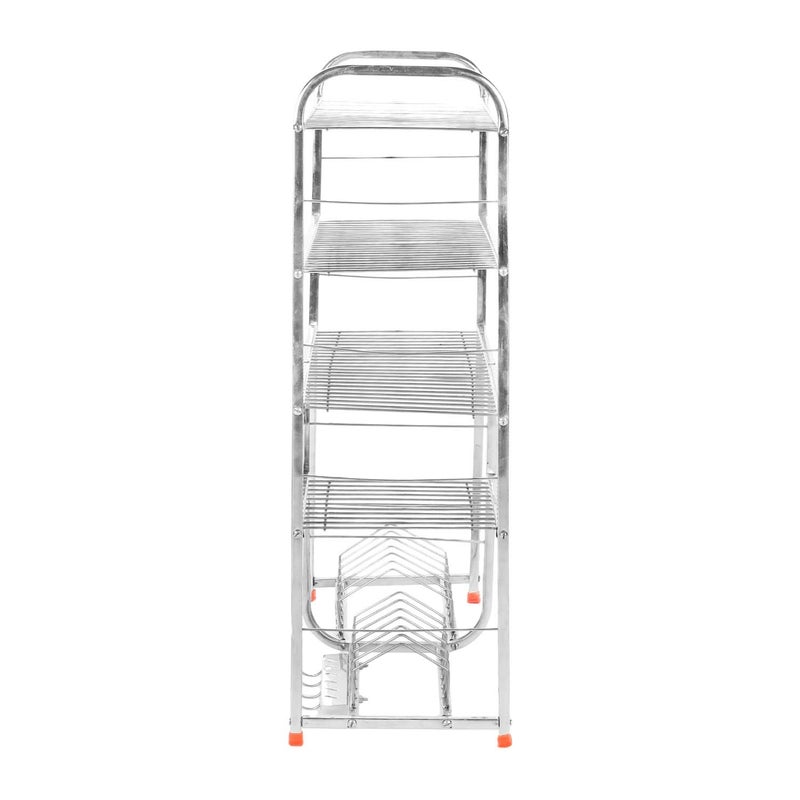 Shopsidex Shopsidex Wall Mount Kitchen Utensils Dish Rack Stainless Steel Utensil RackSTUNDwith Plate Cutlery Stand 31 X 30 Inches Dish StandHolder 31 x 30 - Image 4