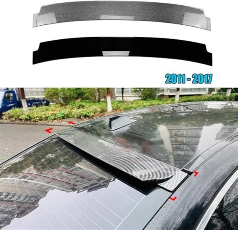 Vuzmode Carbon Look Rear Trunk Spoiler for BMW 5 Series F10 - Image 4