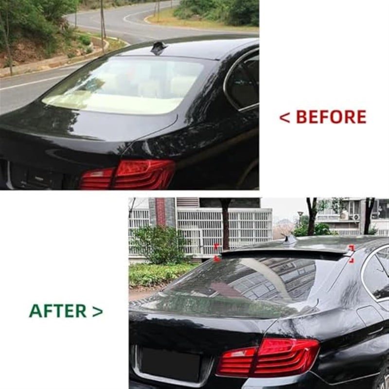 Vuzmode Carbon Look Rear Trunk Spoiler for BMW 5 Series F10 - Image 5