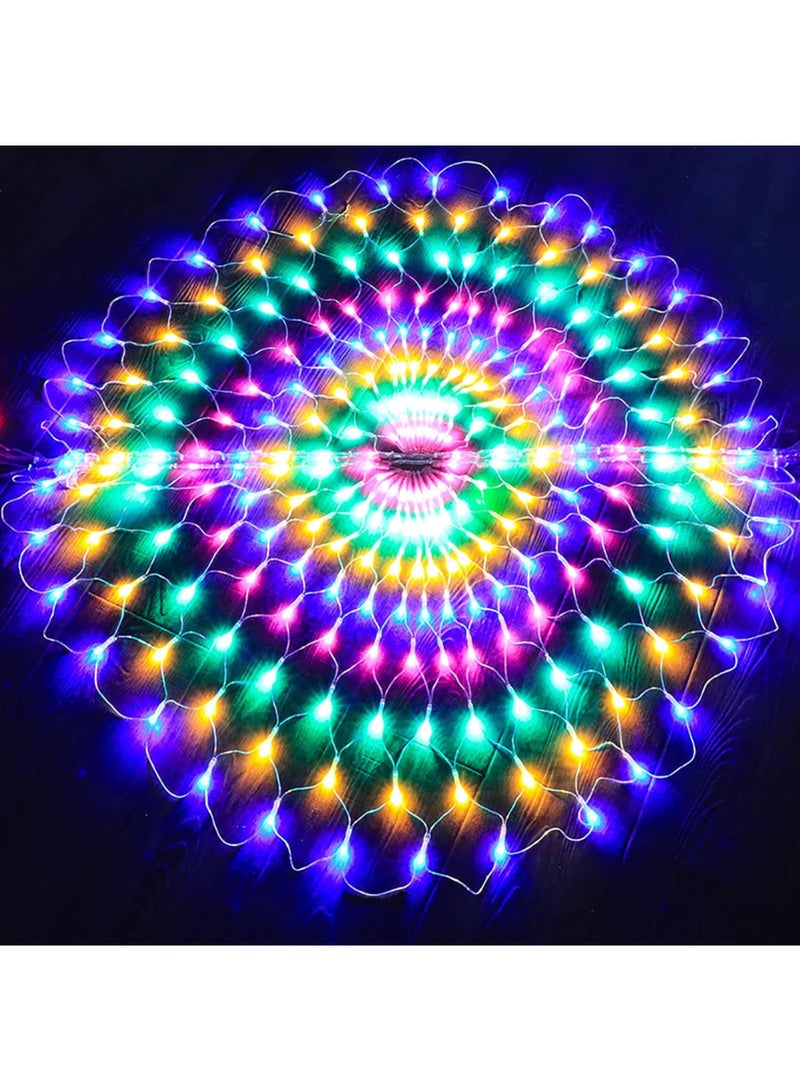 Diwali Decorative LED Net Curtain Lights / Peacock Multicolor Light,Fairy String Lights for Indoor Outdoor, Wedding, Party, Christmas & Festive Decoration (8 Modes, Energy Efficient, Easy to Hang) - DPL-638-RGB - Image 4
