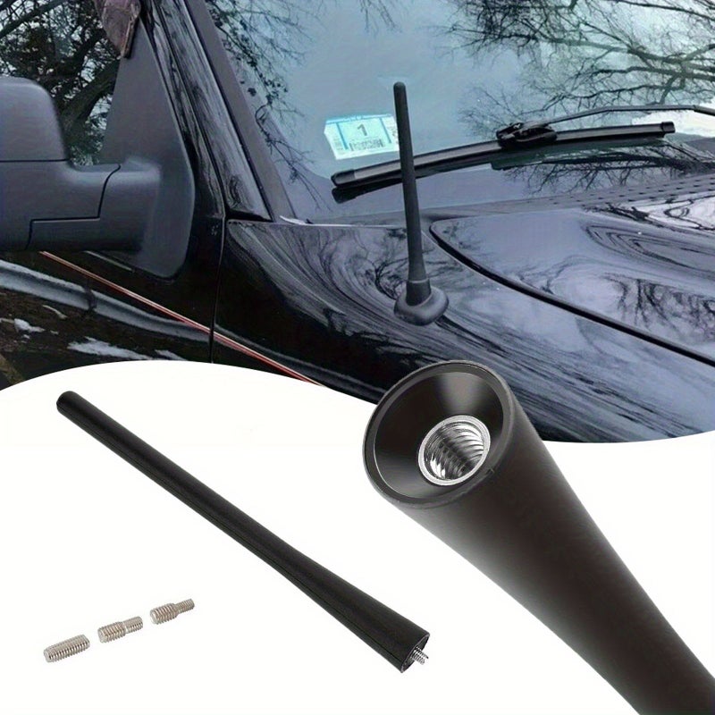 Innovative Black Flexible Radio Antenna Pole For Car Signal Enhancement 1pc - Image 4