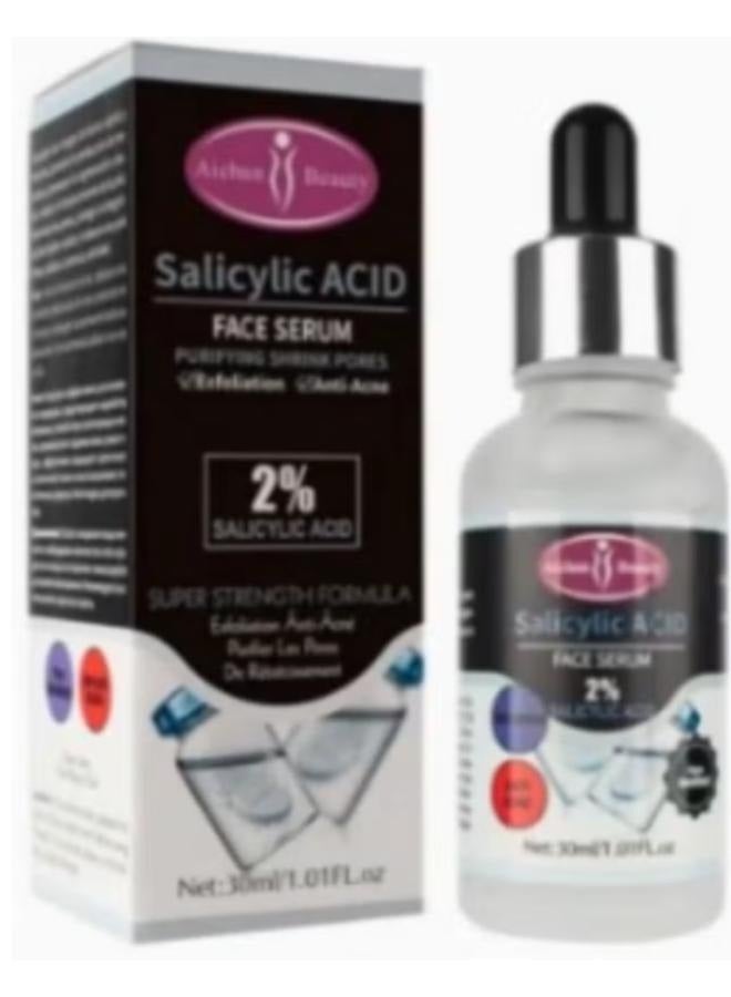 AICHUN 2pcs Salicylic Acid Anti Acne Serum Organic Facial Repair Serum 30ml - Image 2