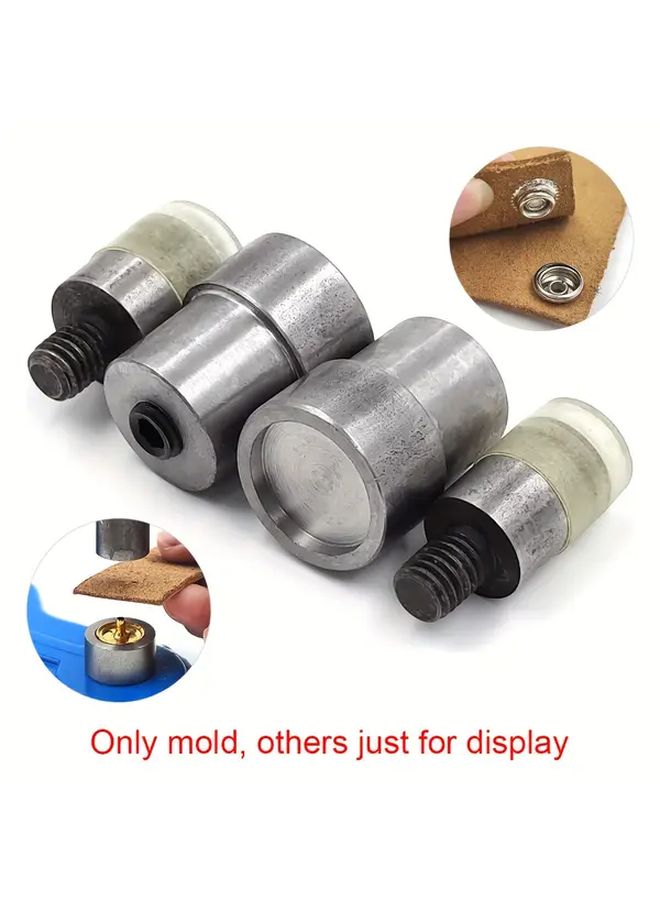 20mm Metal Button Molds Kit For Clothing Bags Leather Repair 4 Size Options - Image 1