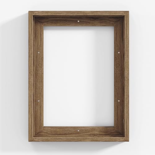 Venusmiles Canvas Frame 9x12 Frame for Canvas Painting Floating for 1" Deep, Floater for Canvas Artist Panel Oil Painting Wall Art Décor, Vertical or Horizontal Picture Wall Decor, Natural - Image 1